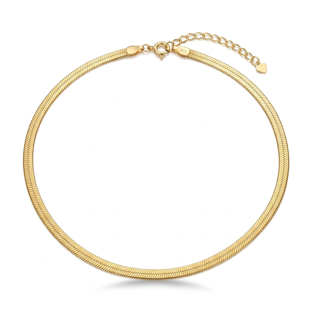 Collar Cadena Serpiente Sencilla