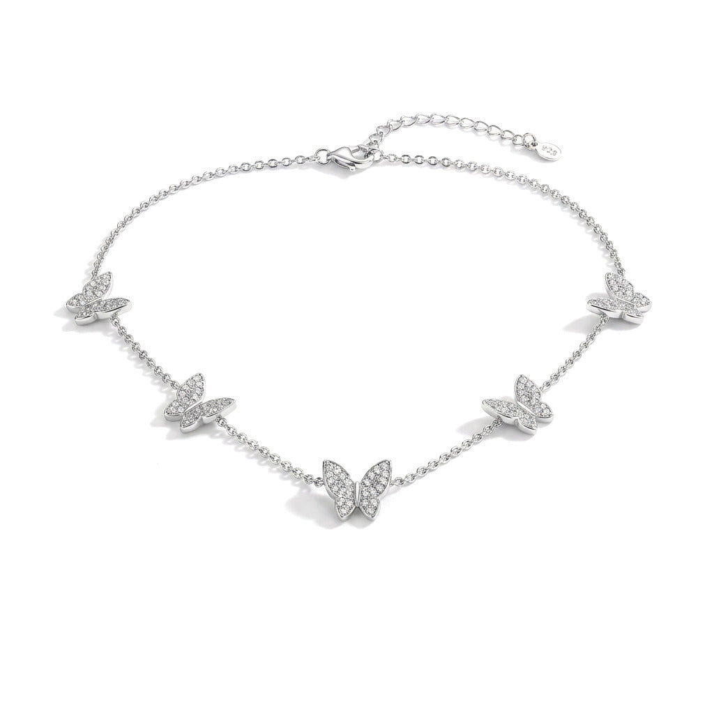Juego Mariposa con Zirconias