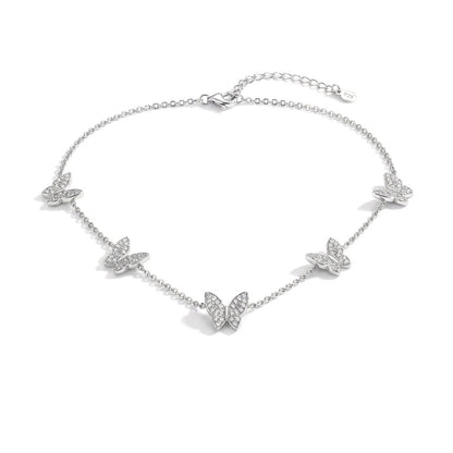 Juego Mariposa con Zirconias