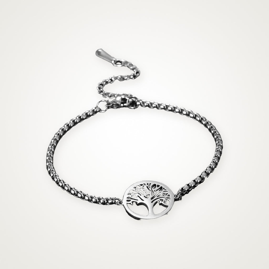 Pulsera Árbol de la vida veneciana plateada