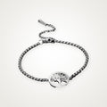 Pulsera Árbol de la vida veneciana plateada
