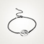 Pulsera Árbol de la vida veneciana plateada