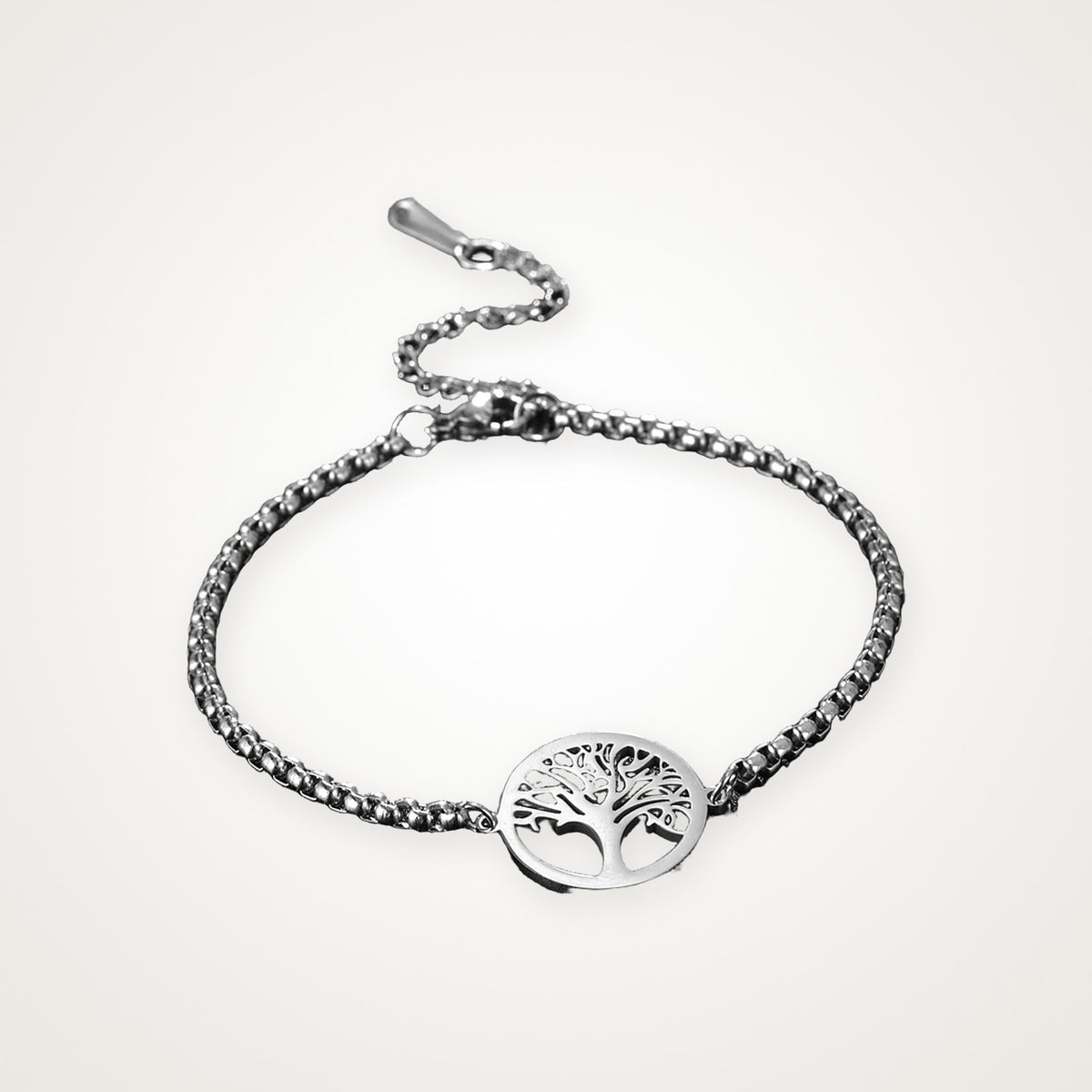 Pulsera Árbol de la vida veneciana plateada