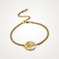 Pulsera Árbol de la vida veneciana dorada