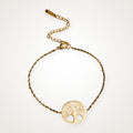 Pulsera Árbol de la vida dorada