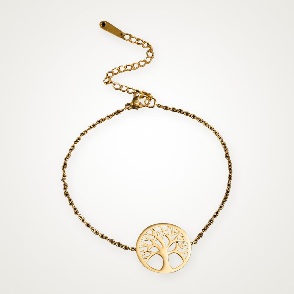 Pulsera Árbol de la vida dorada