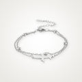 Pulsera Avioncito plateada