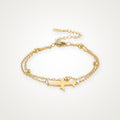 Pulsera Avioncito dorada