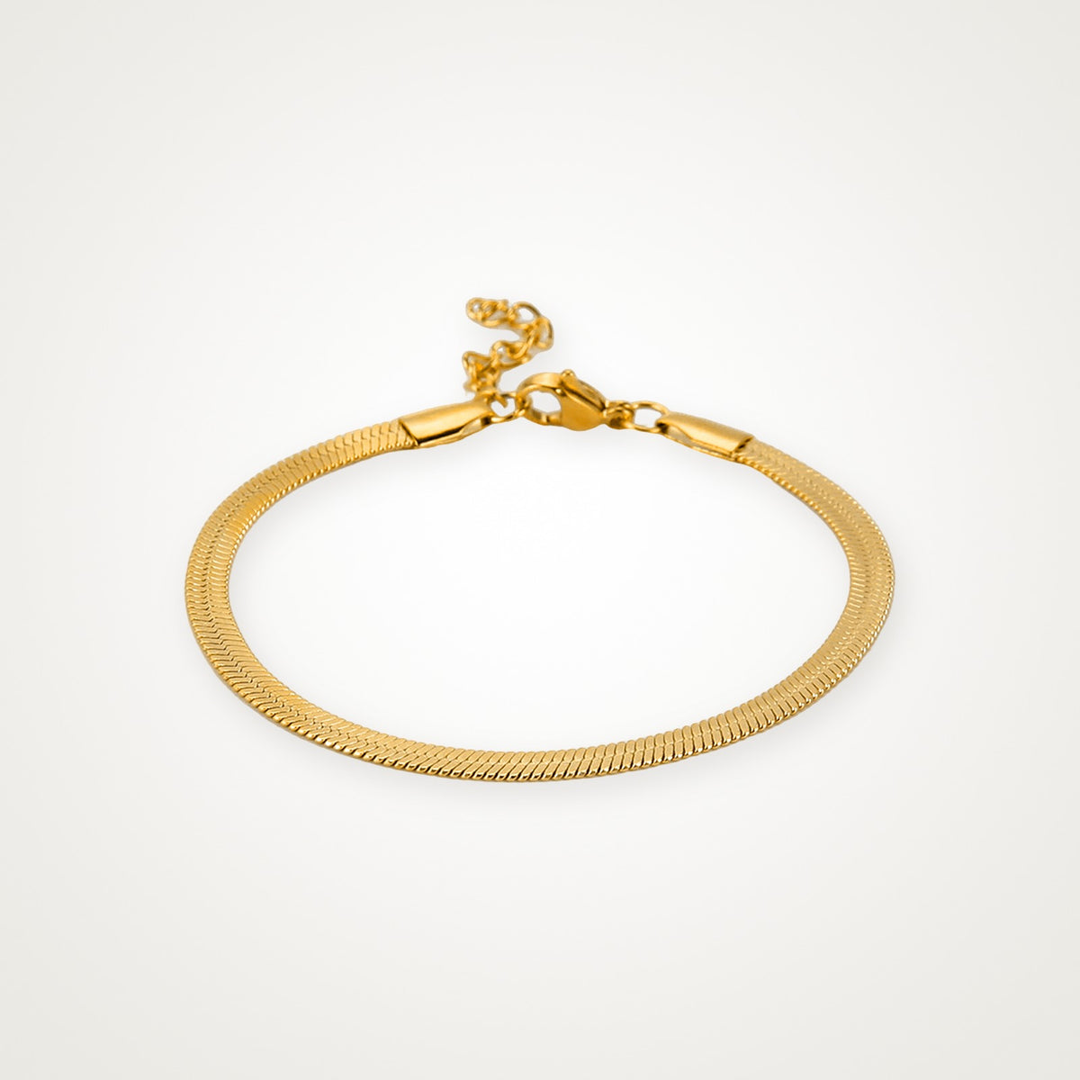 Pulsera Cadena serpiente dorada