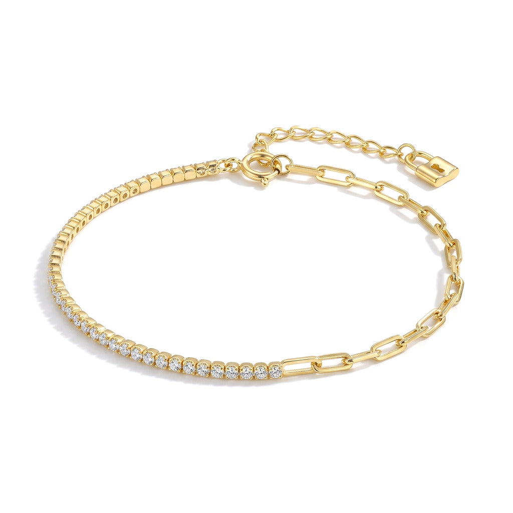 Pulsera Candado con Zirconias