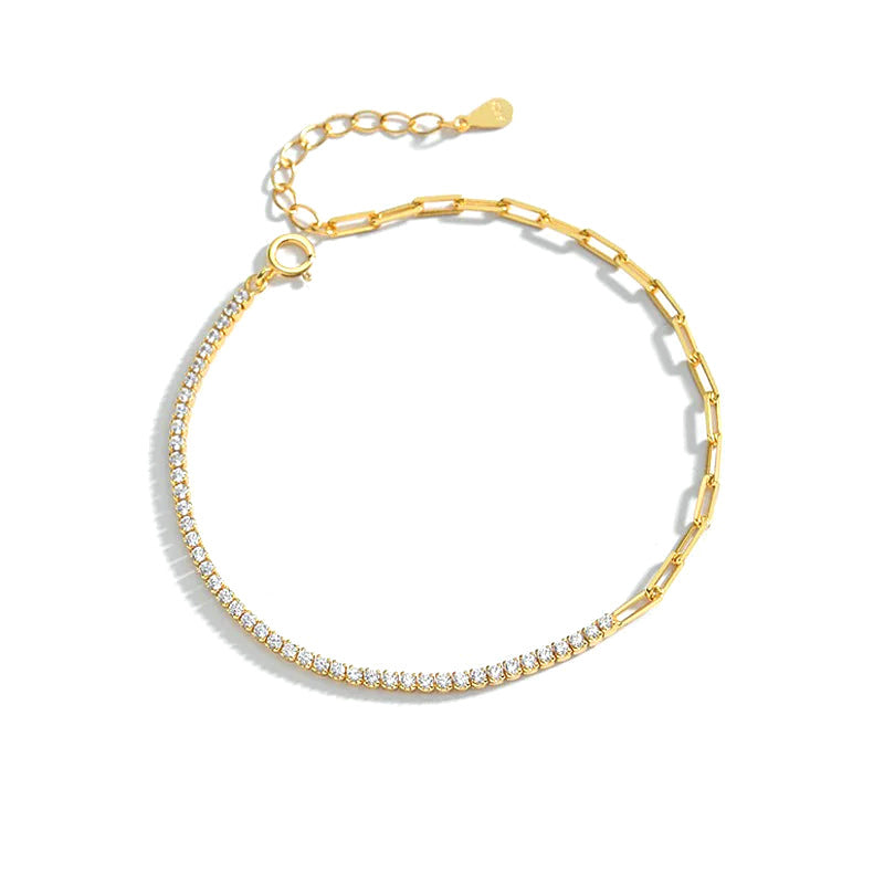 Pulsera Candado con Zirconias