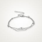 Pulsera Clip plateada