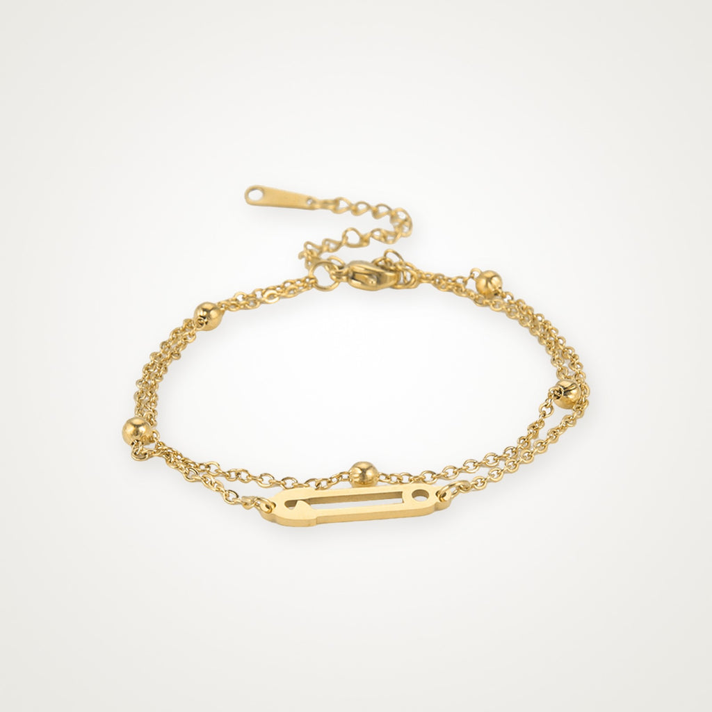 Pulsera Clip dorada