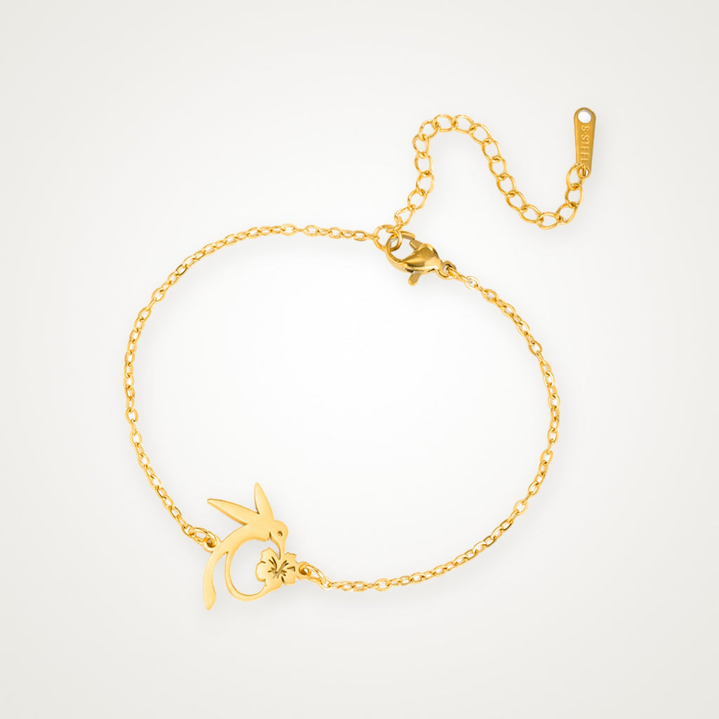 Pulsera Colibrí dorada