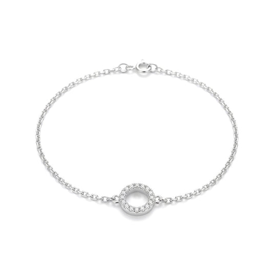Pulsera con Círculo en Plateado o Dorado