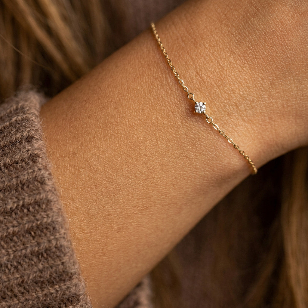 Pulsera con Zirconias Brillantes