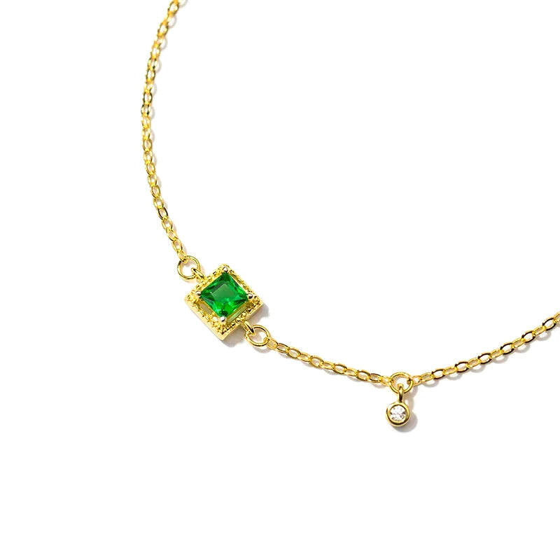 Pulsera con Zirconias Cuadradas
