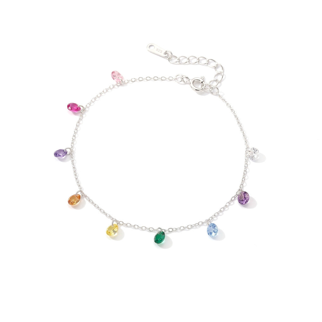 Pulsera con Zirconias de Colores