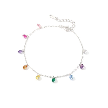 Pulsera con Zirconias de Colores