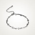 Pulsera Cruces plateada