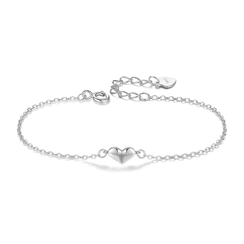 Pulsera Fina con Corazón