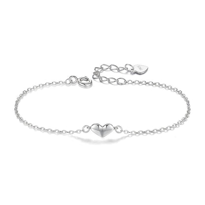 Pulsera Fina con Corazón