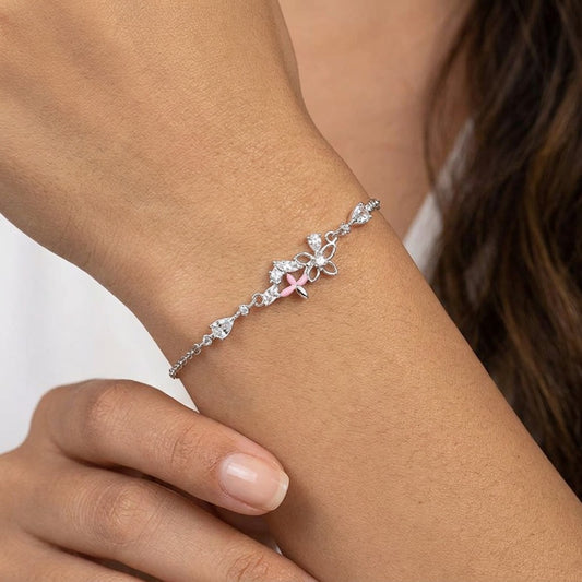 Pulsera Flor con Zirconias