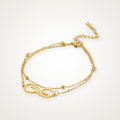 Pulsera Infinito dorada