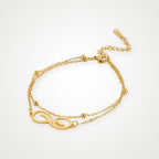 Pulsera Infinito dorada