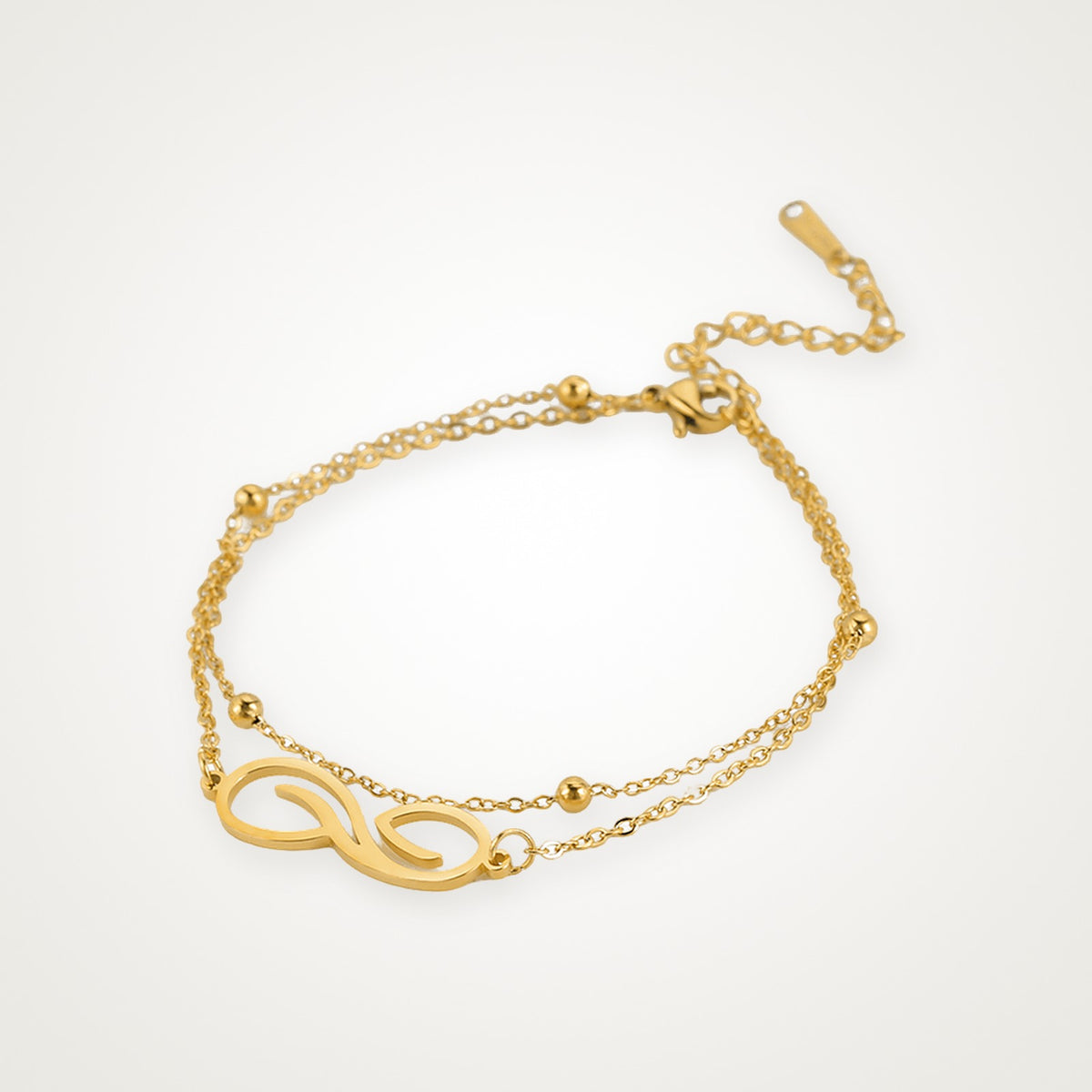 Pulsera Infinito dorada