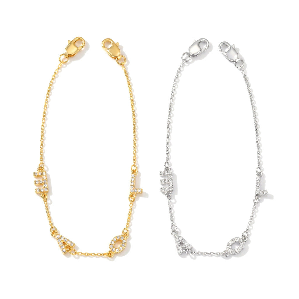 Pulsera LOVE con Zirconias