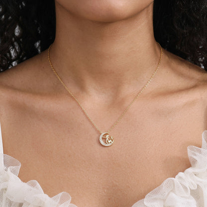 Pulsera Luna y Estrella Brillante