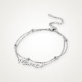 Pulsera Mamá plateada