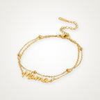 Pulsera Mamá dorada