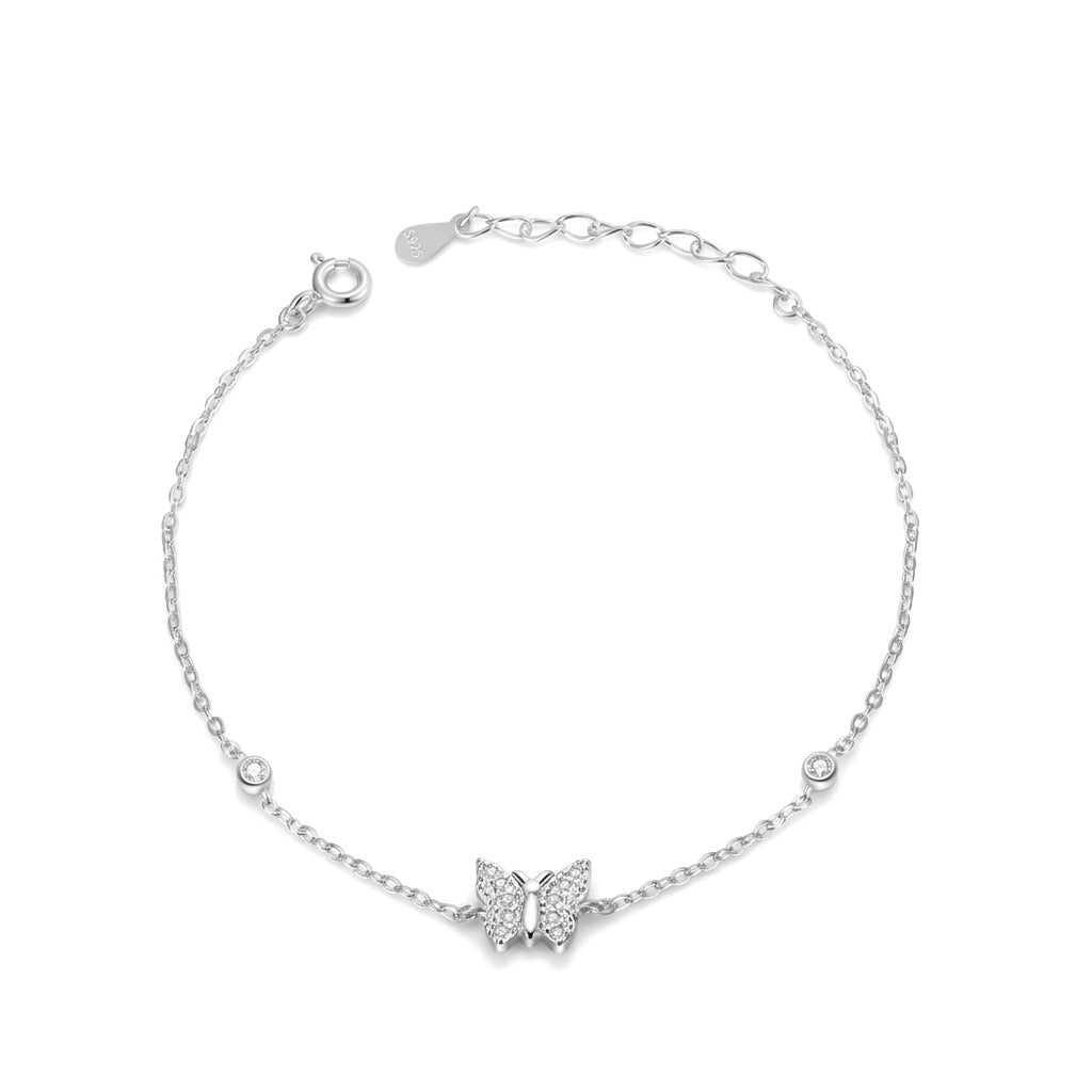 Pulsera Mariposa con Zirconias