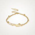 Pulsera Rayo dorada