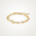 Pulsera Rolo dorada para charms