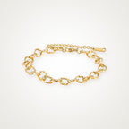 Pulsera Rolo dorada para charms