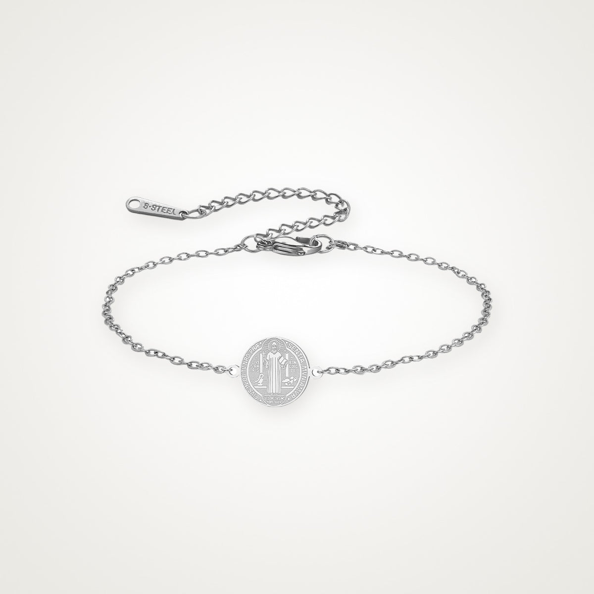 Pulsera San Benito plateada