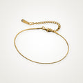 Pulsera Serpiente fina dorada