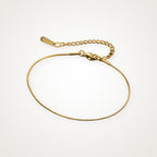 Pulsera Serpiente fina dorada