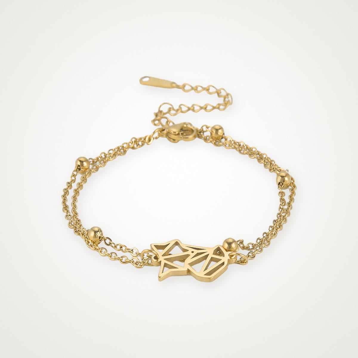 Pulsera Zorrito dorada