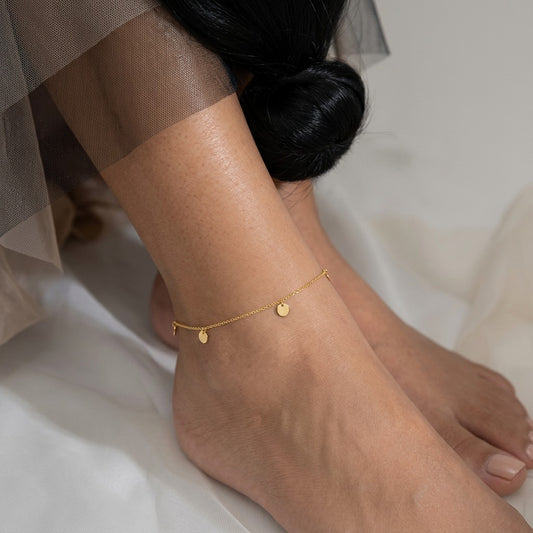 Tobillera con Discos Colgantes